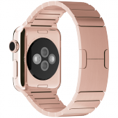 Браслет блочный для Apple Watch 2 / 1 (42мм) Розовое Золото