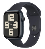 Apple Watch SE 2024, 40 мм, алюминий цвета "тёмная ночь", Midnight Sport Band, M/L (MXE93)