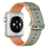 Ремешок нейлоновый Special Nylon для Apple Watch 2 / 1 (42мм) Золотистый/Кобальт