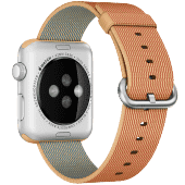 Ремешок нейлоновый Special Nylon для Apple Watch 2 / 1 (42мм) Золотистый/Красный