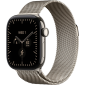 Смарт-часы Apple Watch Series 12 (GPS+Cellular) 46mm Natural Titanium Case with Natural Milanese Loop (Титановый)