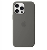 Чехол Apple Silicone Case с MagSafe для iPhone 16 Pro Max, серый