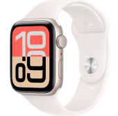 Apple Watch SE 3, 40 мм, корпус из алюминия цвета «сияющая звезда», спортивный ремешок цвета «светлый румянец»