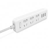 Удлинитель Xiaomi Mi Power Strip (3 розетки+3 USB), белый
