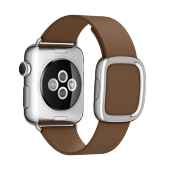 Ремешок кожаный Modern Buckle для Apple Watch 2 / 1 (38mm) Коричневый