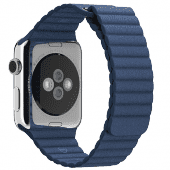 Ремешок кожаный для Apple Watch 2 / 1 (42мм) Синий