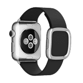 Ремешок кожаный Modern Buckle для Apple Watch 2 / 1 (38mm) Черный
