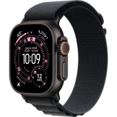 Apple Watch Ultra 3 2025 49mm Black Titanium Case with Black Alpine Loop (L)