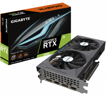 Видеокарта PCI-E Gigabyte GeForce RTX 3060 EAGLE OC 12288MB